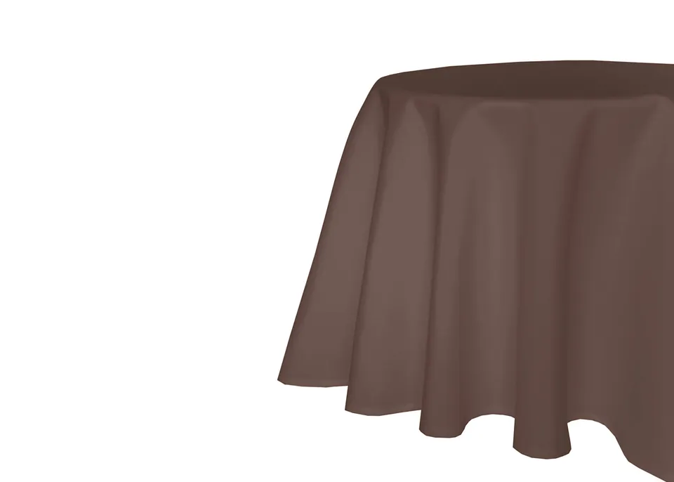 Texpot Gartentischdecken nappe ronde lin marron Ø 140 cm