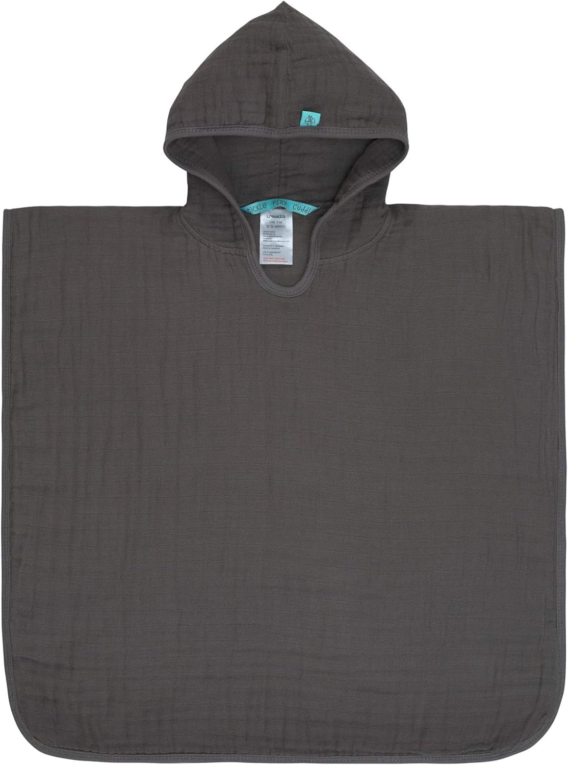 Promo Linge Poncho Bain Mousseline Terracotta 60x87 cm