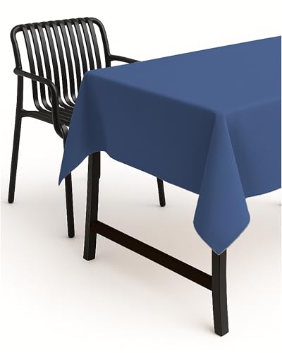 Texpot Gartentischdecken Nappe Jardin 90x90 Bleu Lin