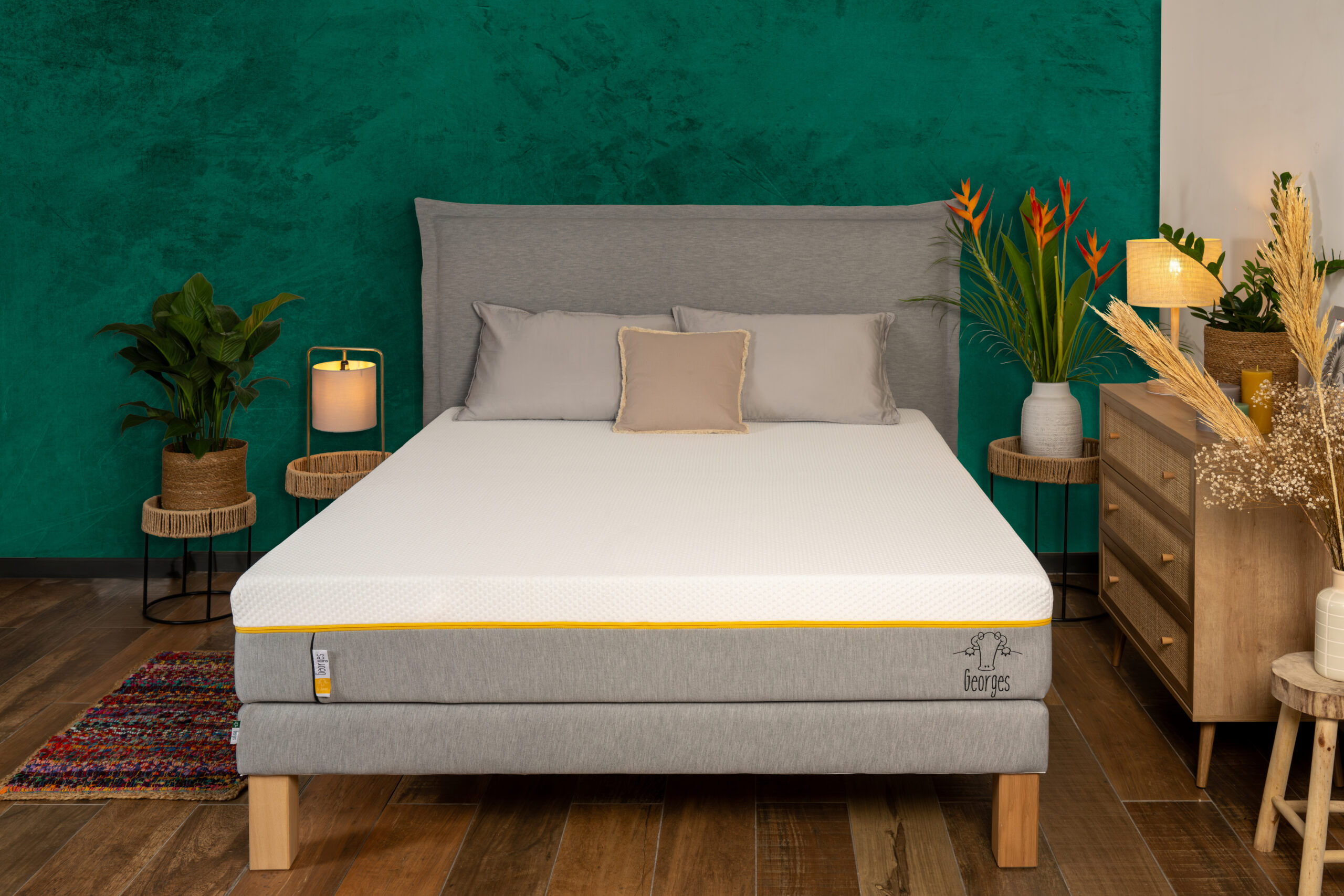 ABADIE Georges Le Jaune matelas hybride ferme 25 cm