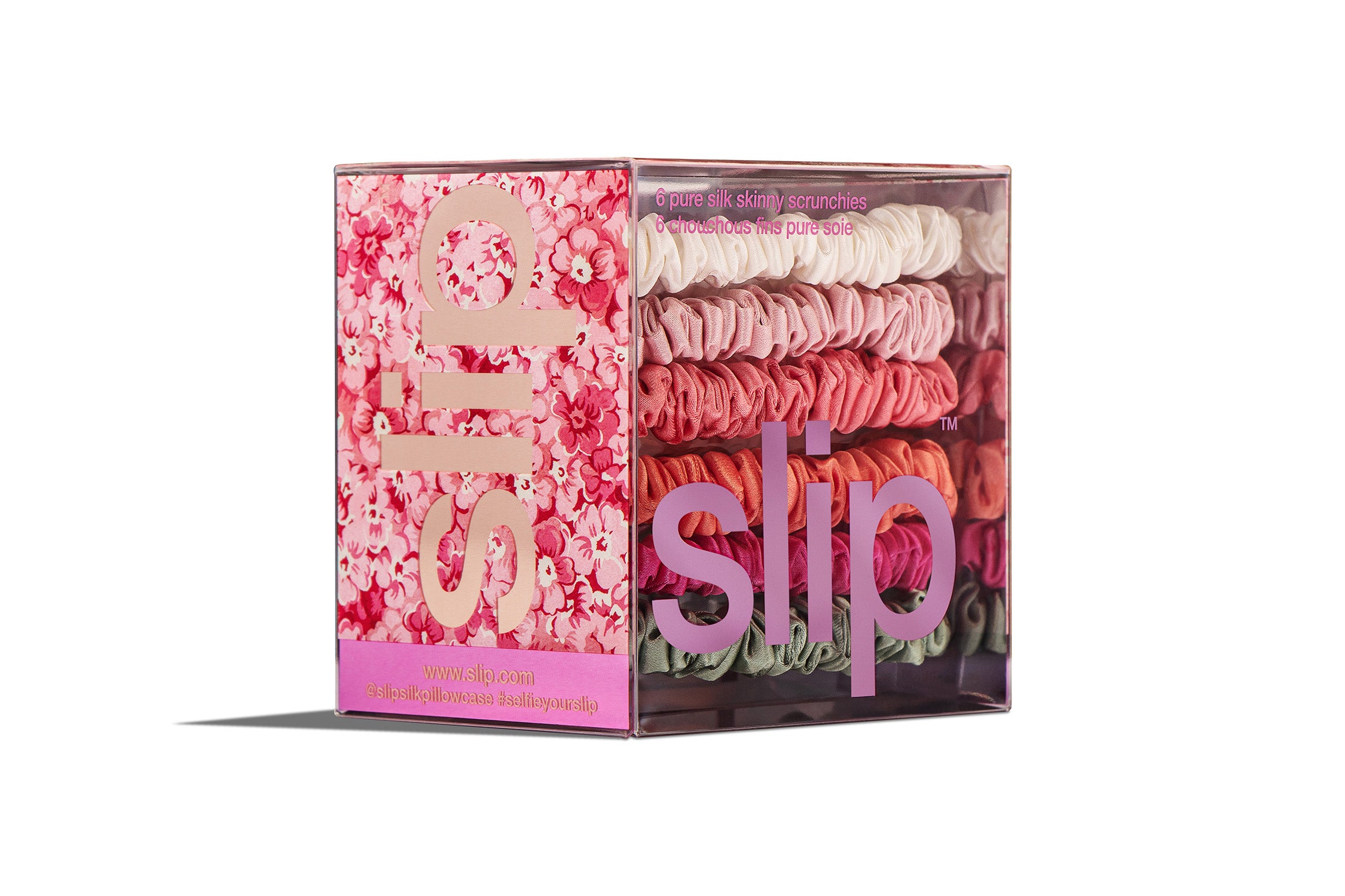 Slip Skinny Scrunchies chouchou soie daisy lot 6