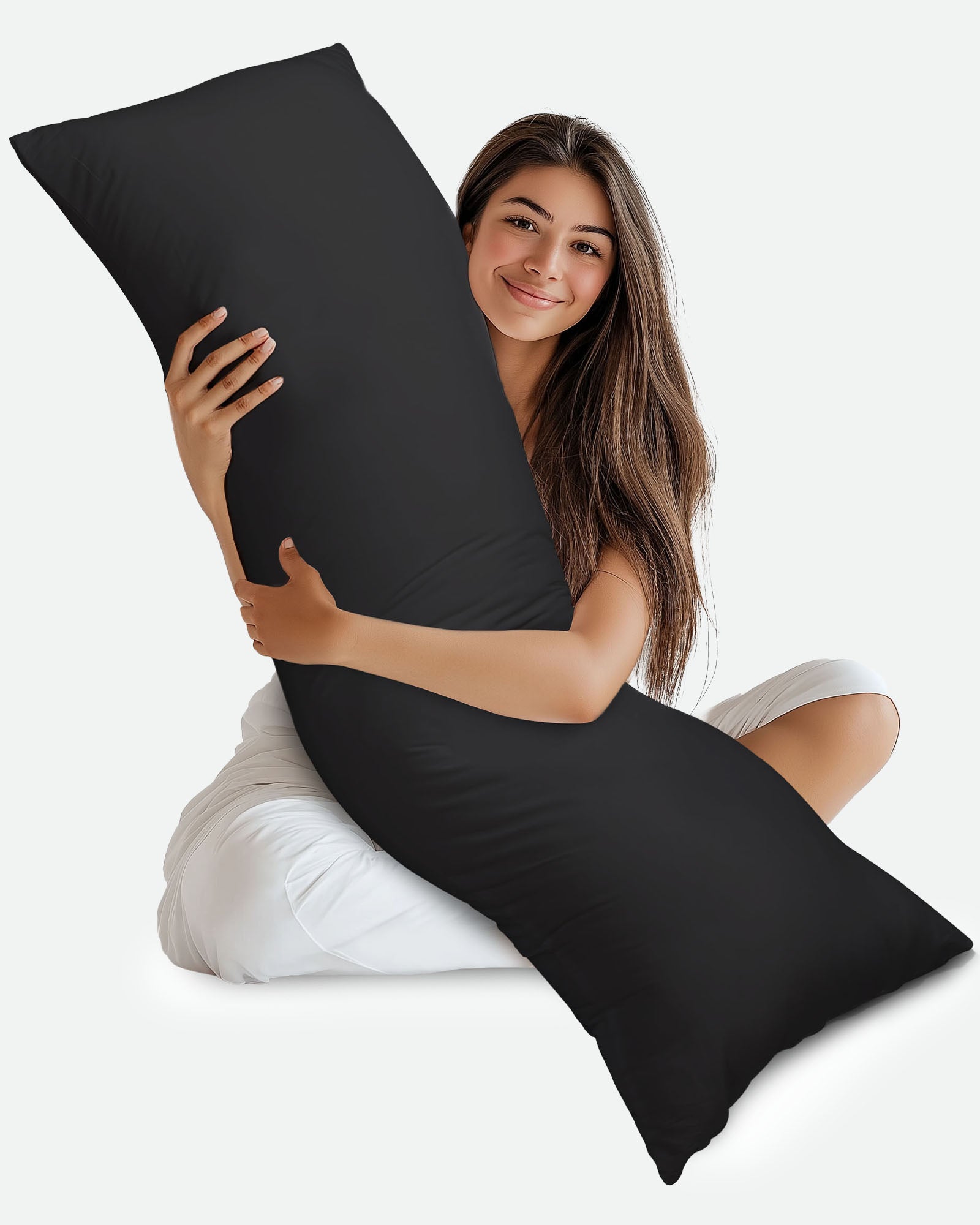 Utopia Bedding Pillows traversin blanc 20x54 soutien corps