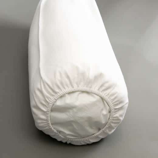 Lingorama Literie Protège traversin coton molleton 90 cm