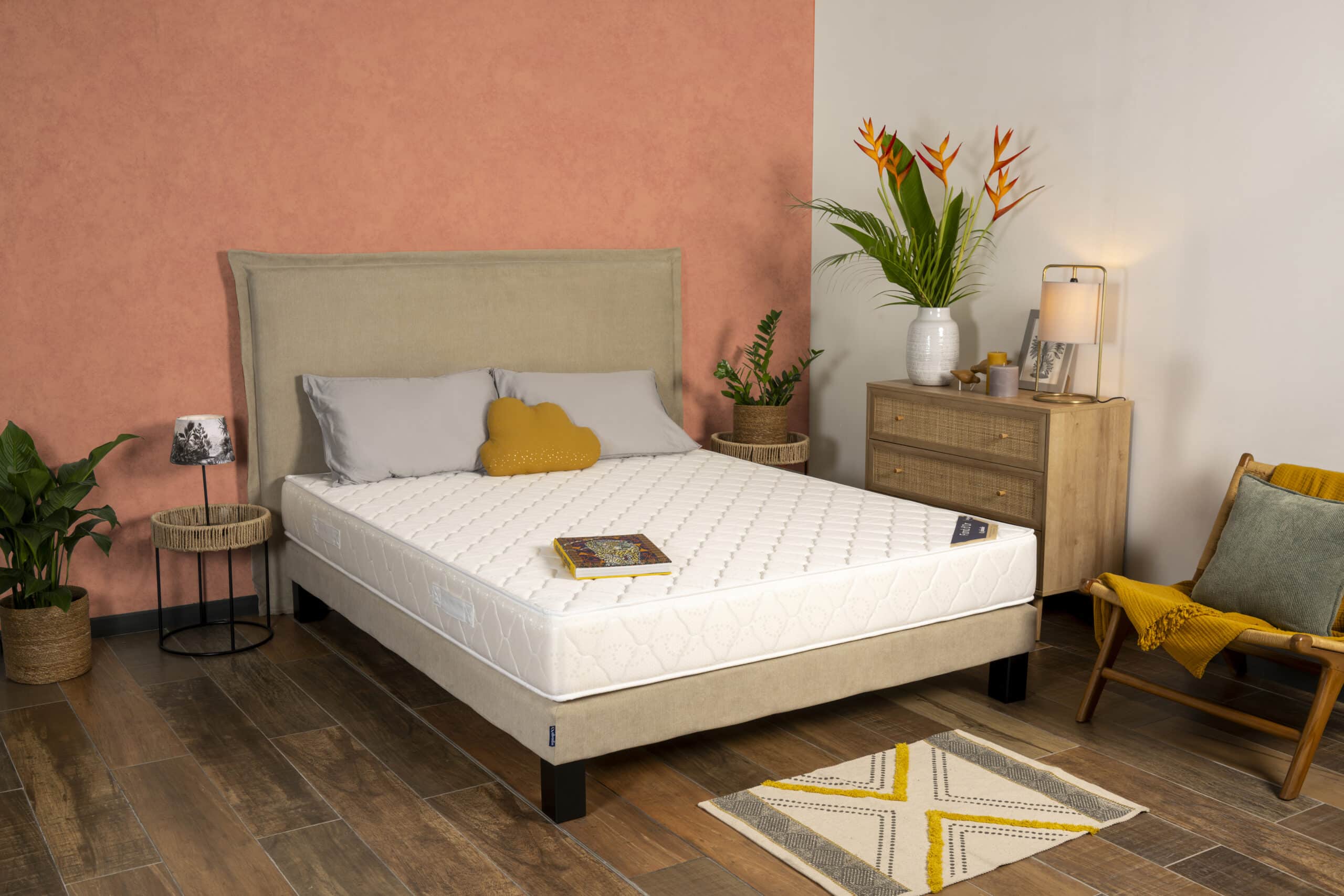 ABADIE Origines Fond d’Or matelas mousse ferme 19 cm