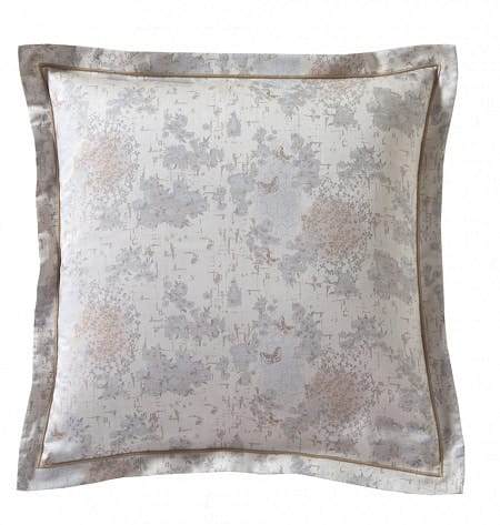 Lingorama Sakura drap plat 180x290 argenté satin coton