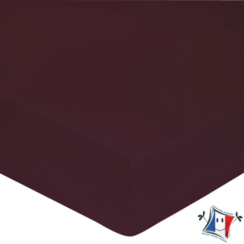 Lingorama Linge de lit drap housse percale uni 90x190