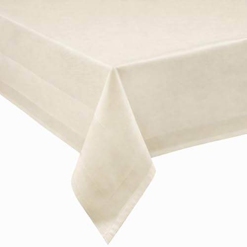 TEXPOT Tischdecken champagne nappe coton 540x130 cm blanc