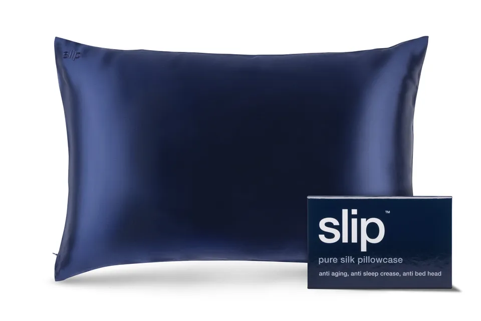 Slip Queen Zippered Pillowcase taie d’oreiller navy 51x76