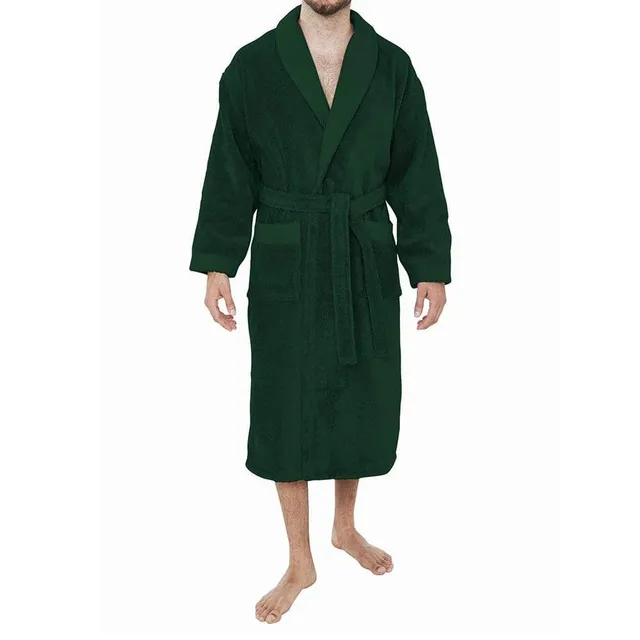Lingorama Linge de bain peignoir éponge coton émeraude
