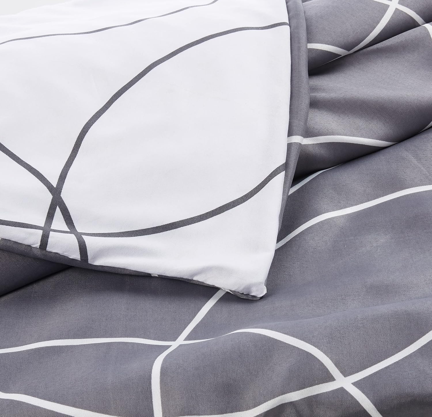 Promo Linge Elton parure de lit 140x200 cm microfibre imprimée