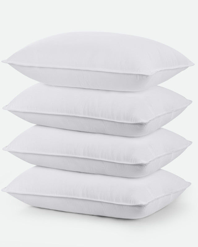 Utopia Bedding Pillows oreiller microfibre Queen blanc lot 4