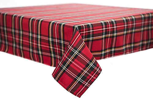 TEXPOT Tischdecken Nappe à carreaux rouge 80x80cm