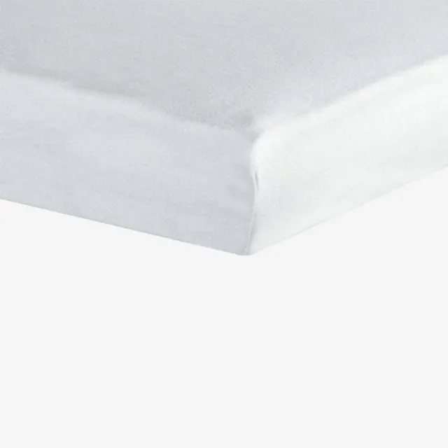 Lingorama drap housse bébé 60x120 jersey coton blanc