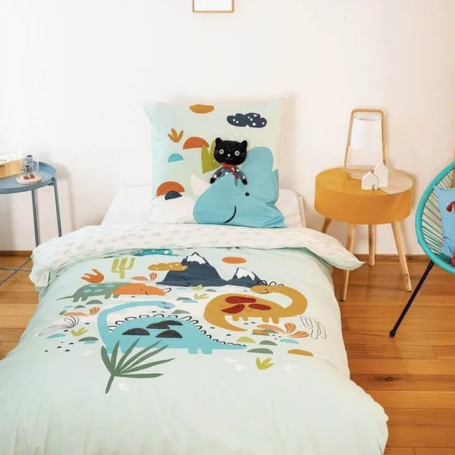 Lingorama Linge de lit parure housse couette enfant Dilia 140x200