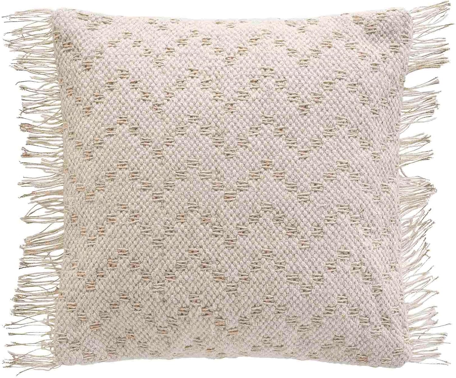 Promo Linge Solly housse coussin + encart 40x40 cm