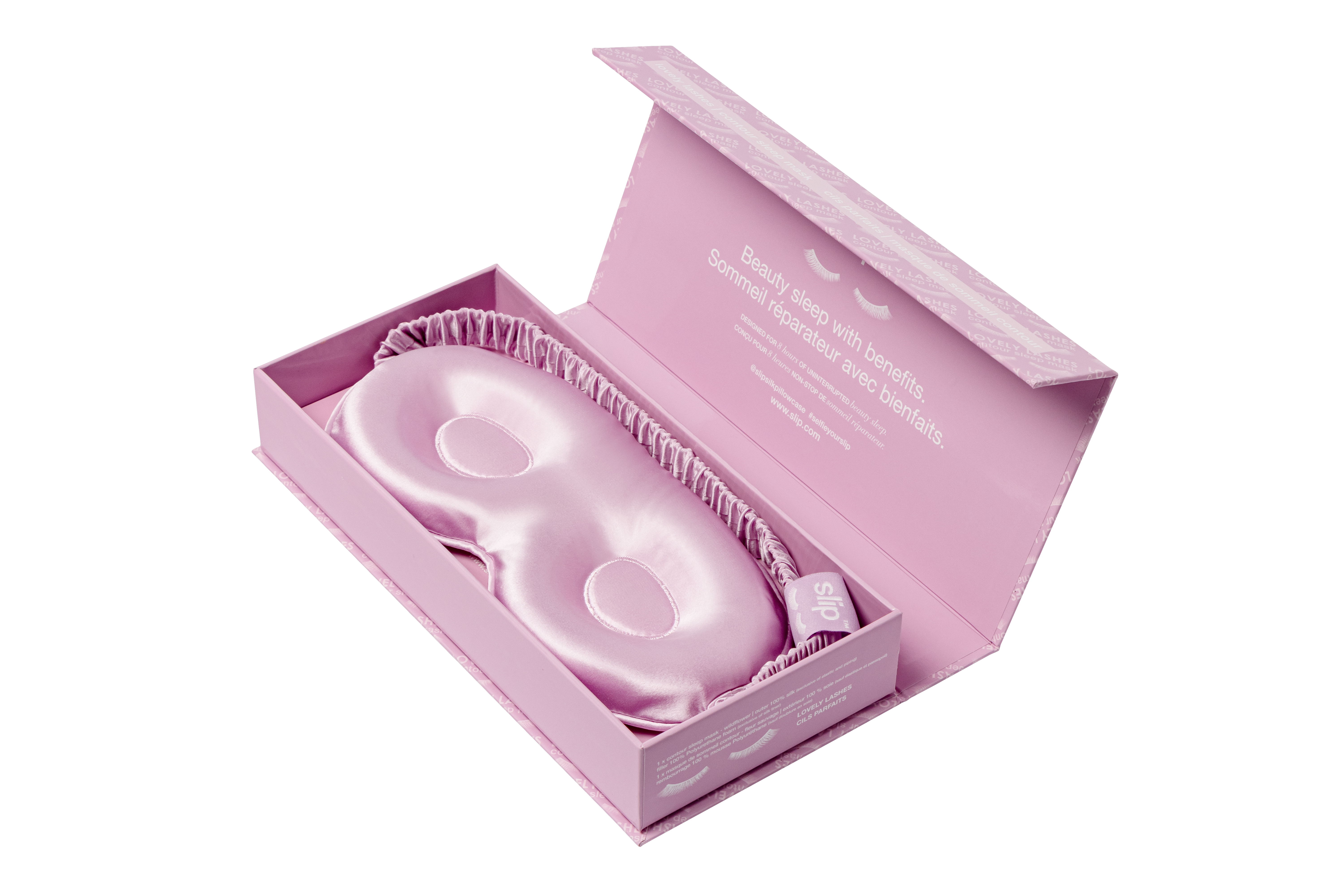 Slip Contour Sleep Mask masque nuit wildflower cils