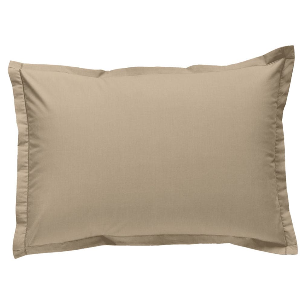 Lingorama Taie doreiller 50x70 percale coton blanc