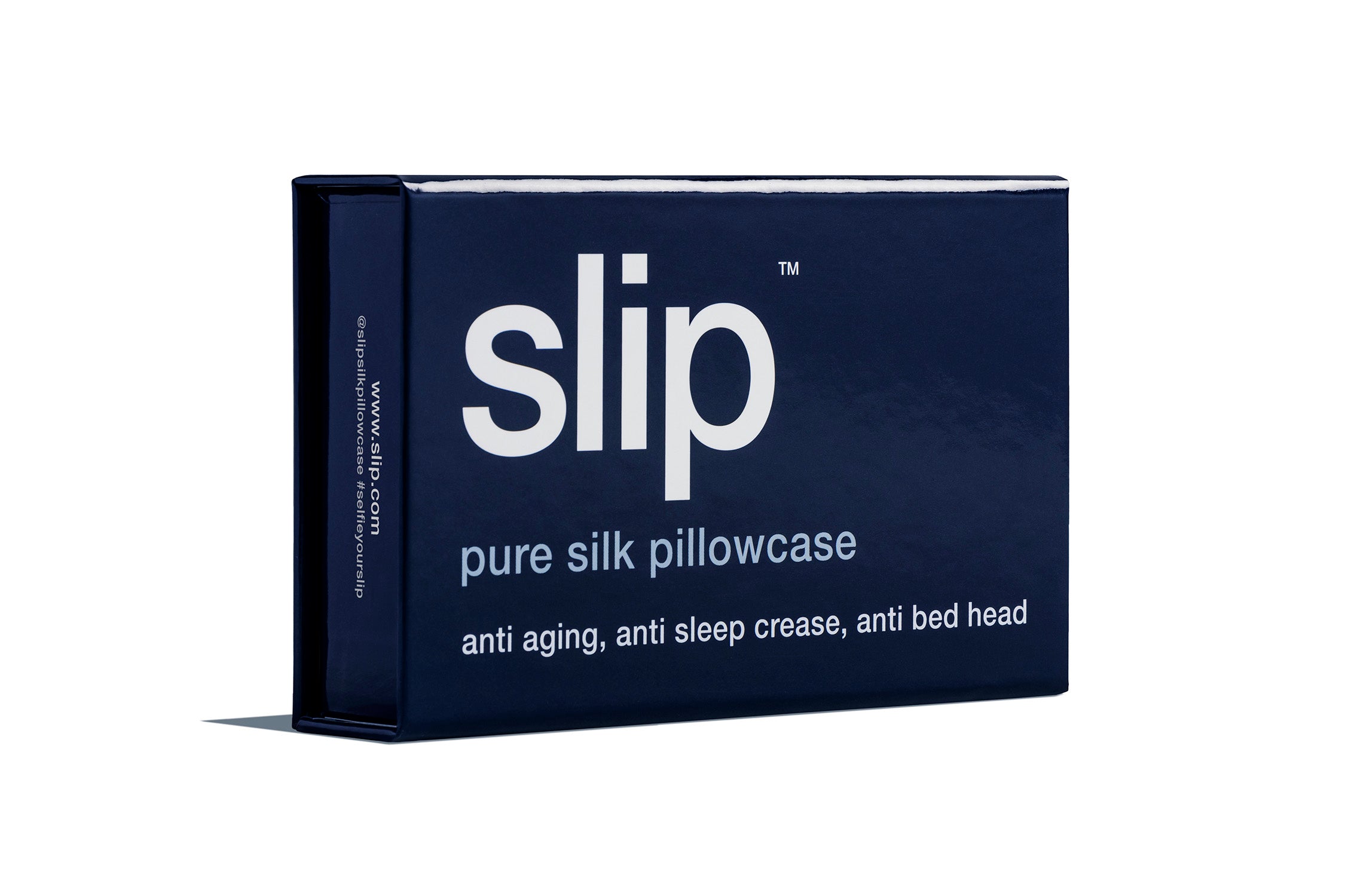 Slip Queen Zippered Pillowcase taie d’oreiller navy 51x76