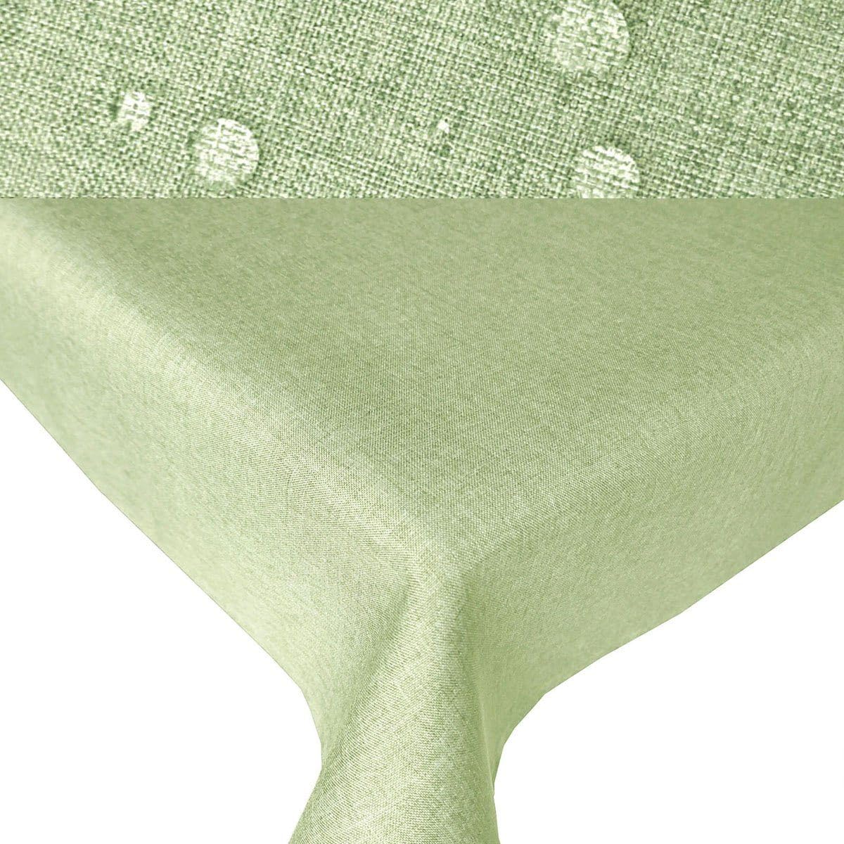 TEXPOT Gartentischdecken nappe jardin lin 130x220 vert clair