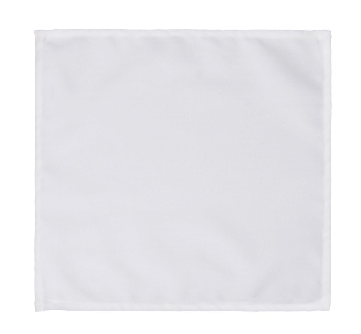 Texpot Servietten Lot 6 serviettes tissu 35x35 blanc polyester