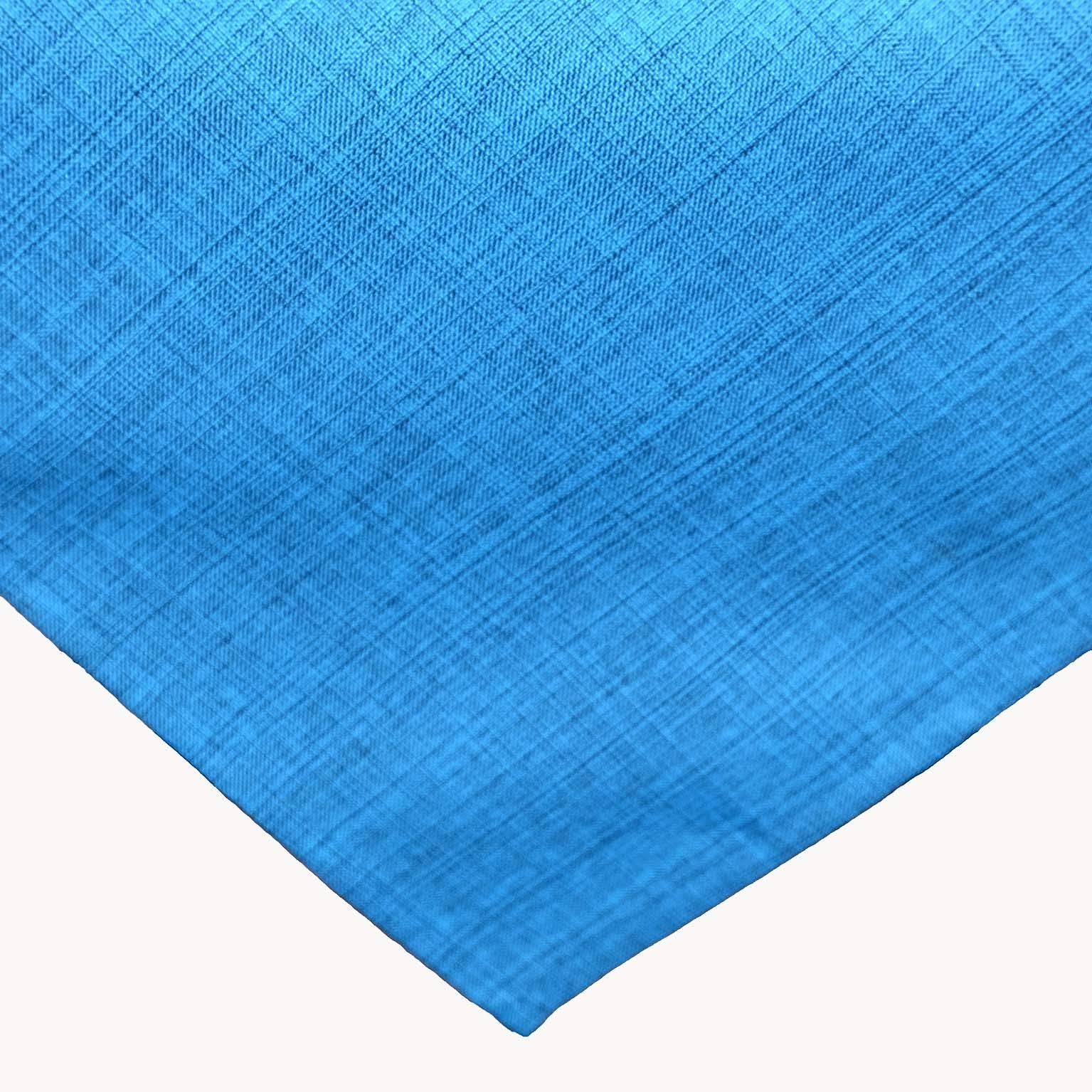 TEXPOT Gartentischdecken nappe extérieur turquoise 90x90 cm