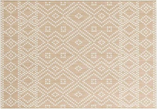 Promo Linge Tania Tapis Rectangle 120x170 cm Tissé Plat