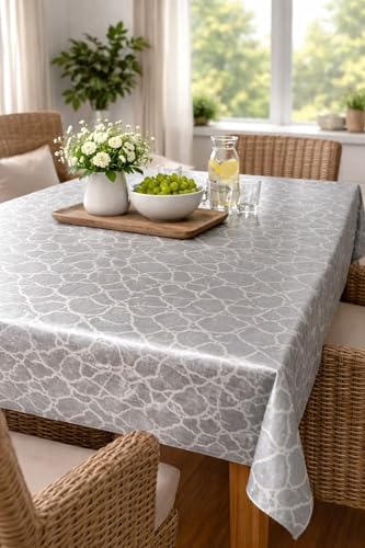 TEXPOT Tischdecken nappe 140x300 damas anti-taches